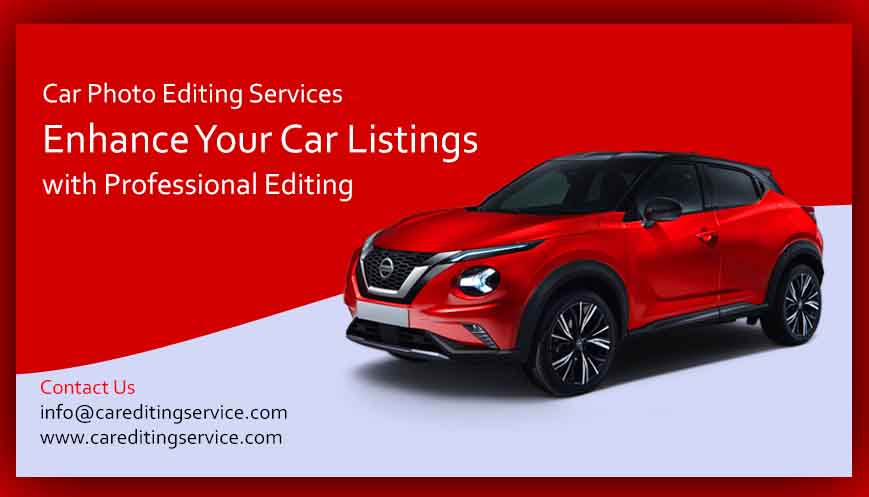 Car photo editing services to enhance vehicle listings.